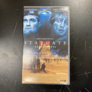 Stargate - tähtiportti VHS (VG+/VG+) -seikkailu/sci-fi-