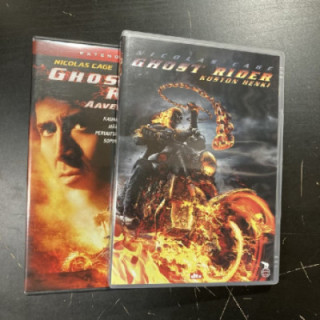 Ghost Rider 1-2 2DVD (M-/M-) -toiminta/fantasia-