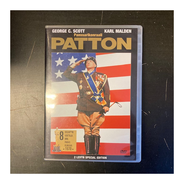 Panssarikenraali Patton (special edition) 2DVD (VG+/M-) -sota/draama-