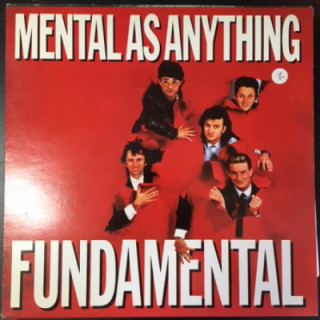 Mental As Anything - Fundamental LP (VG+/VG+) -new wave-