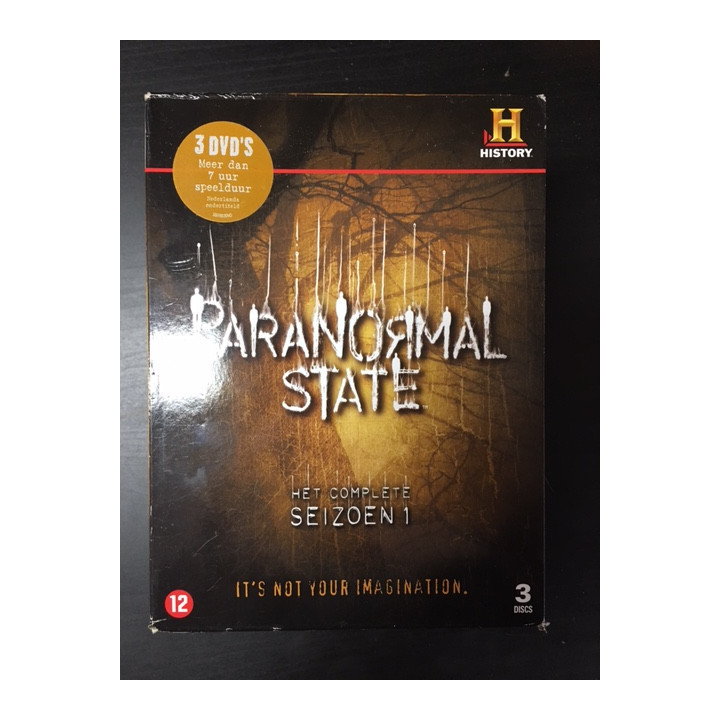 Paranormal State - Season 1 3DVD (VG+-M-/VG) -tv-sarja- (ei suomenkielistä tekstitystä)
