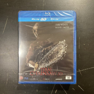 Texas Chainsaw 3D Blu Ray 3D+Blu-ray (avaamaton) -kauhu-