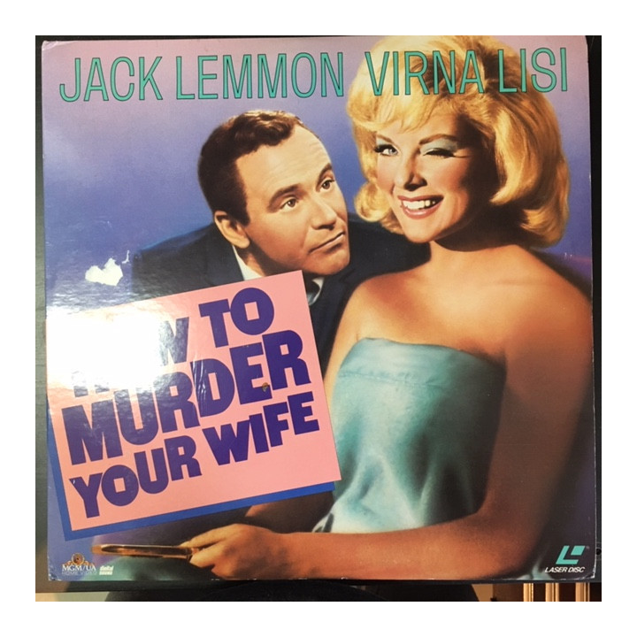 How To Murder Your Wife LaserDisc (VG-VG+/VG+) -komedia-