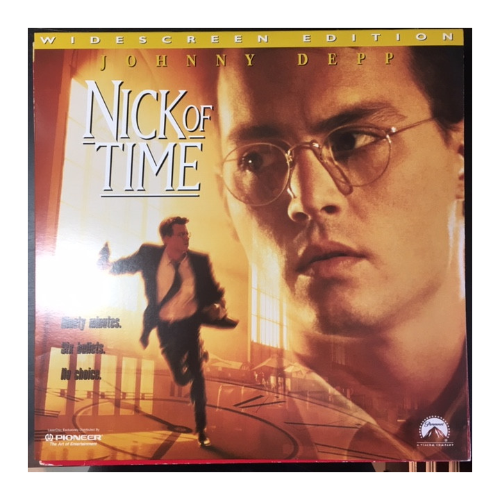 Nick Of Time LaserDisc (VG-VG+/M-) -toiminta/draama-