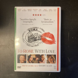 To Rome With Love DVD (VG+/M-) -komedia-