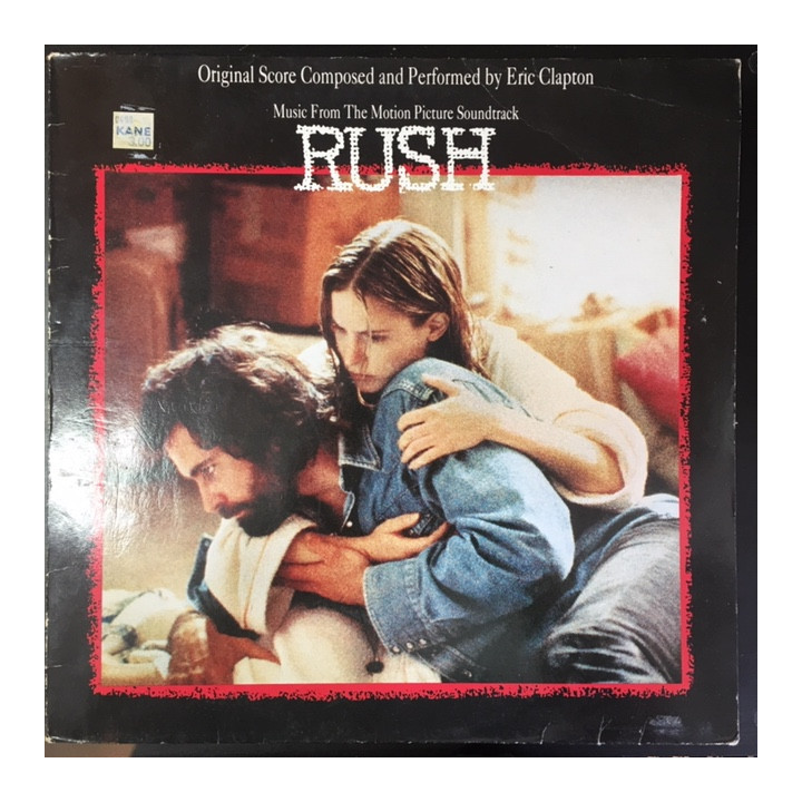 Eric Clapton - Rush (Music From The Motion Picture Soundtrack) LP (VG+/VG) -soundtrack-