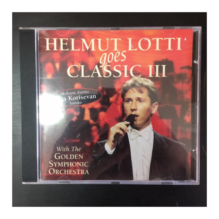 Helmut Lotti - Helmut Lotti Goes Classic III CD (VG/M-) -klassinen-