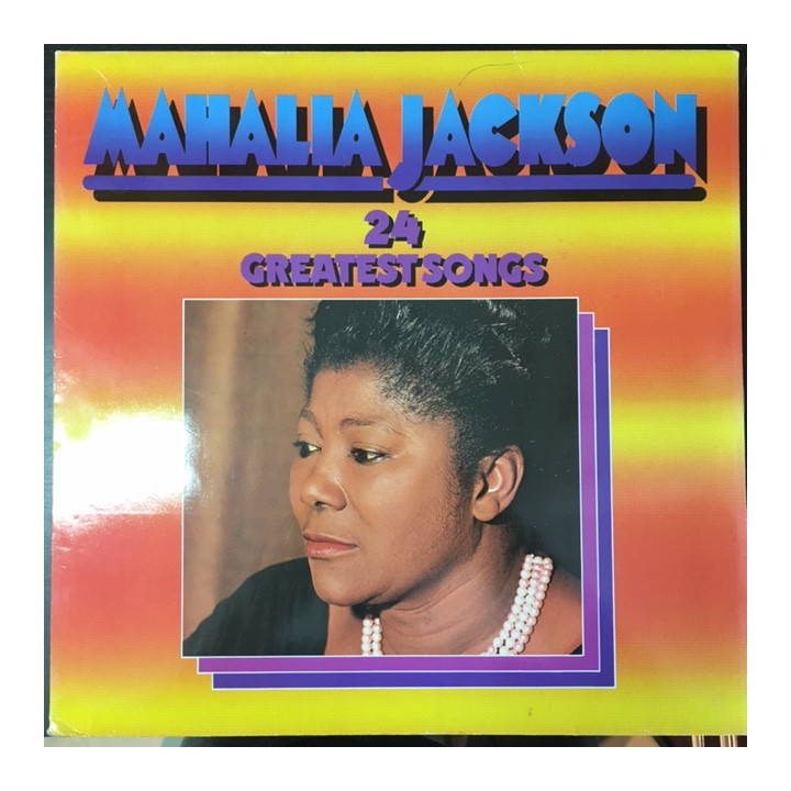 Mahalia Jackson - 24 Greatest Songs 2LP (VG-VG+/VG+) -gospel-