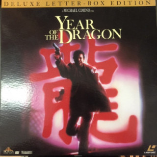 Year Of The Dragon (deluxe edition) LaserDisc (VG+-M-/M-) -toiminta/draama-