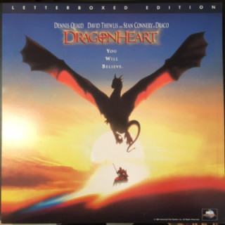 Dragonheart LaserDisc (VG+/M-) -seikkailu-