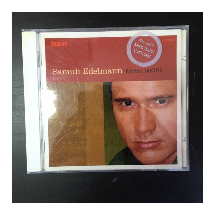 Samuli Edelmann - Kaikki tahtoo CD (VG+/M-) -pop-