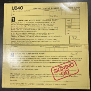 UB40 - Signing Off LP + 12'' SINGLE (VG-VG+/VG+) -reggae-