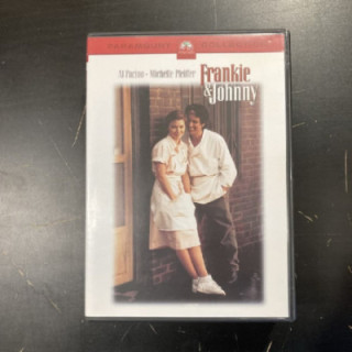 Frankie & Johnny DVD (VG+/M-) -draama-