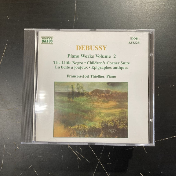 Francois-Joel Thiollier - Debussy: Piano Works Volume 2 CD (VG+/M-) -klassinen-