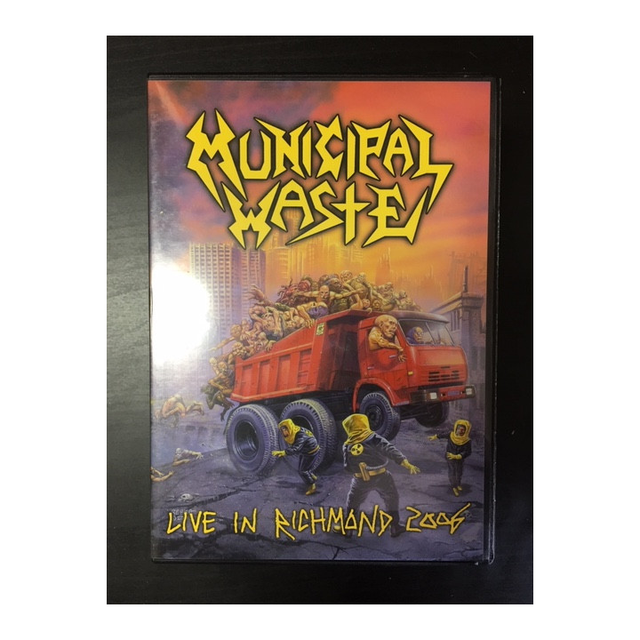 Municipal Waste - Live In Richmond 2006 DVD (VG/M-) -crossover thrash-