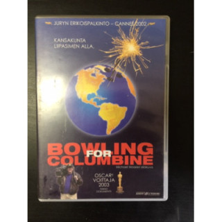 Bowling For Columbine DVD (VG+/M-) -dokumentti-