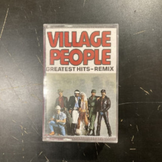 Village People - Greatest Hits Remix C-kasetti (VG+/M-) -disco-