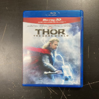 Thor - The Dark World Blu-ray 3D+Blu-ray (M-/M-) -toiminta-