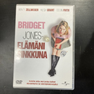 Bridget Jones - Elämäni sinkkuna DVD (VG+/M-) -komedia-