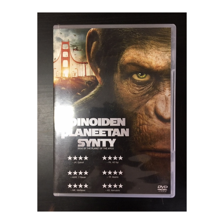 Apinoiden planeetan synty DVD (VG+/M-) -seikkailu/sci-fi-