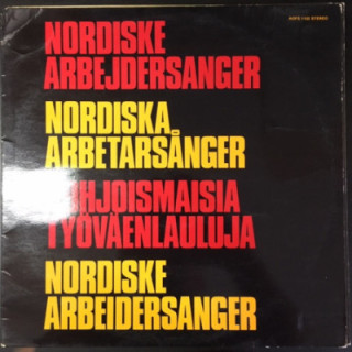V/A - Pohjoismaisia työväenlauluja LP (VG+/VG)