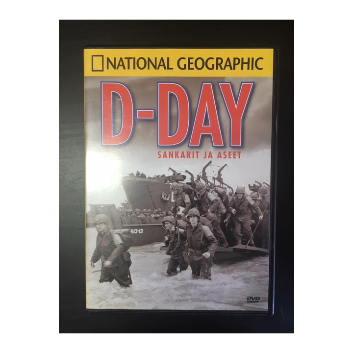 D-Day - Sankarit ja aseet DVD (VG+/M-) -dokumentti-