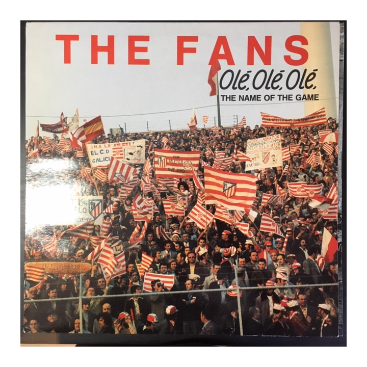 Fans - Ole, Ole, Ole, The Name Of The Game LP (VG/VG+) -synthpop-