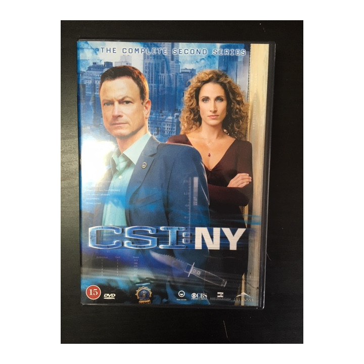 CSI: NY - Kausi 2 6DVD (VG+-M-/M-) -tv-sarja-