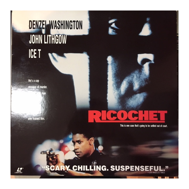 Ricochet LaserDisc (VG/VG+) -toiminta-