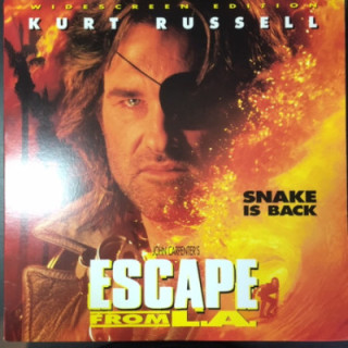 Escape From L.A. LaserDisc (VG-VG+/M-) -toiminta-