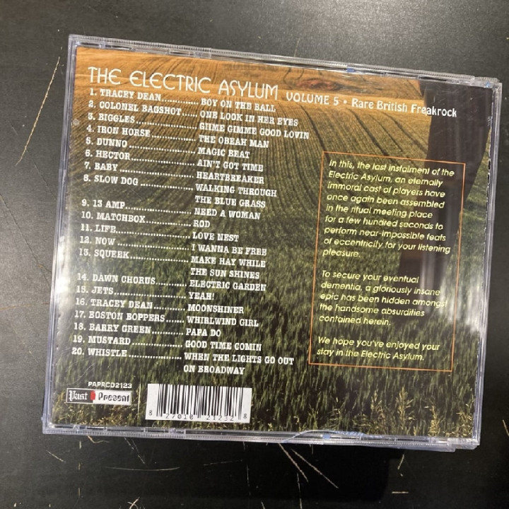 V/A - Electric Asylum Volume 5 (Rare British Freakrock) CD (M-/M-)