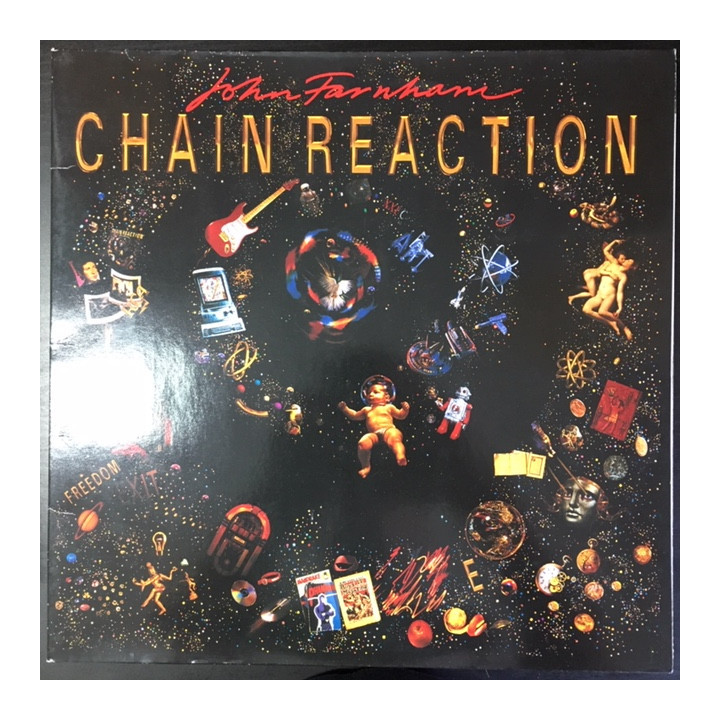 John Farnham - Chain Reaction LP (VG+/VG+) -pop rock-