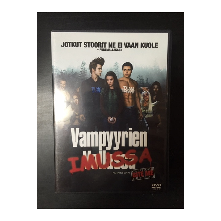 Vampyyrien imussa DVD (M-/M-) -komedia-