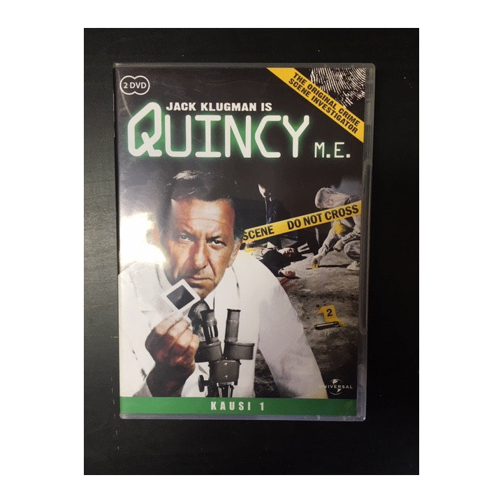 Quincy M.E. - Kausi 1 2DVD (VG-M-/M-) -tv-sarja-