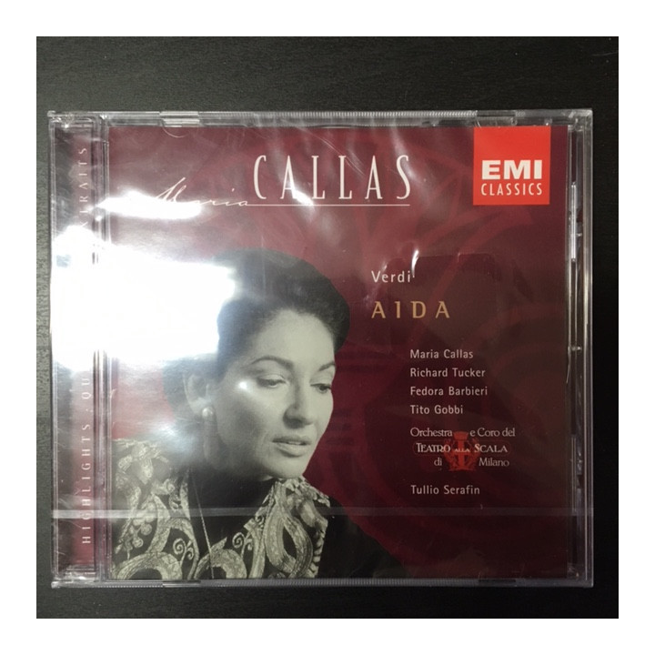 Maria Callas - Verdi: Aida CD (avaamaton) -klassinen-
