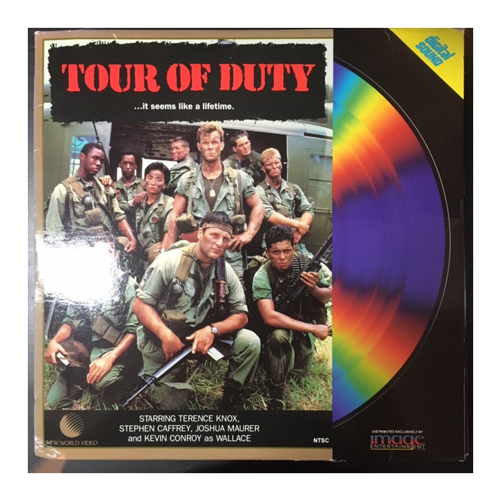 Tour Of Duty LaserDisc (VG+/VG+) -sota/draama-