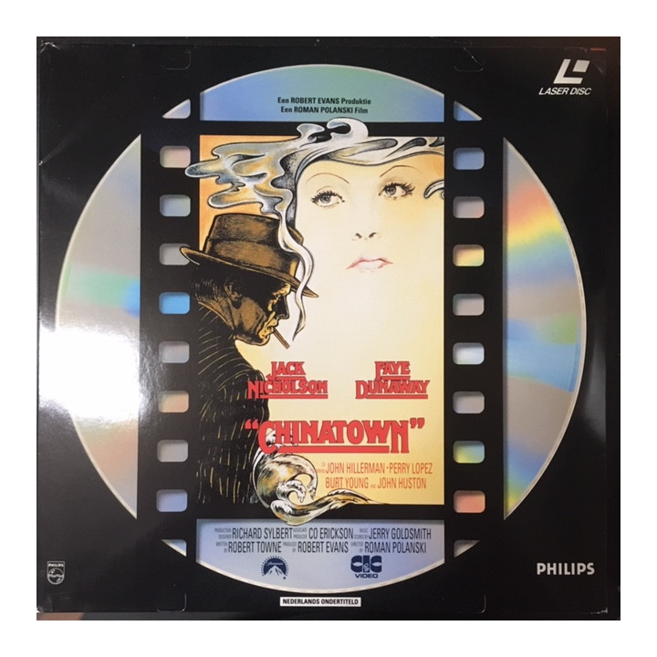 Chinatown LaserDisc (VG+-M-/VG+) -draama/jännitys-