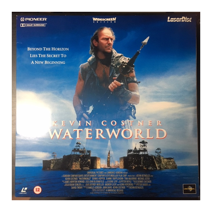 Waterworld LaserDisc (VG+-M-/M-) -seikkailu-