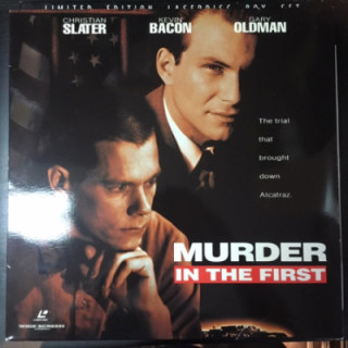 Murder In The First LaserDisc (VG+/VG+) -draama/jännitys-