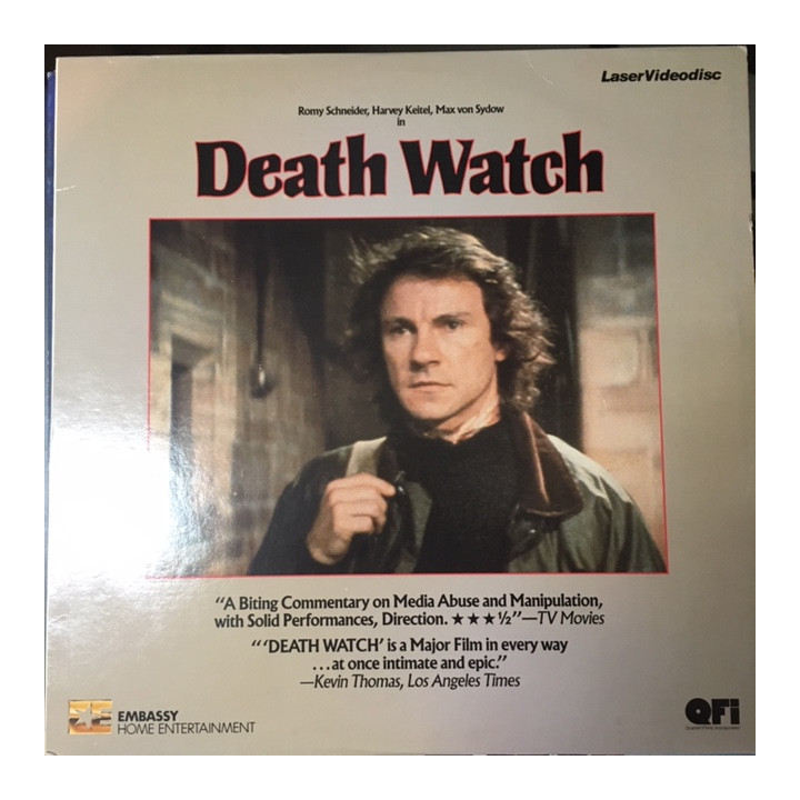 Death Watch LaserDisc (VG/VG+) -draama/sci-fi-