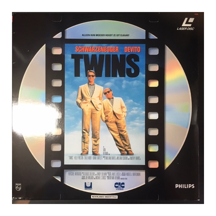 Twins LaserDisc (VG+/VG+) -komedia-
