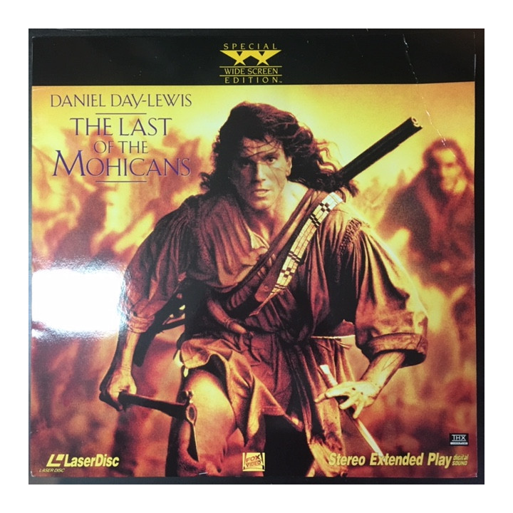 Last Of The Mohicans LaserDisc (VG+-M-/VG+) -seikkailu-