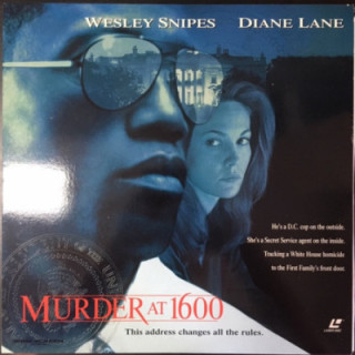 Murder At 1600 LaserDisc (VG+/VG+) -toiminta-