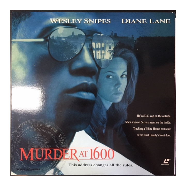 Murder At 1600 LaserDisc (VG+/VG+) -toiminta-