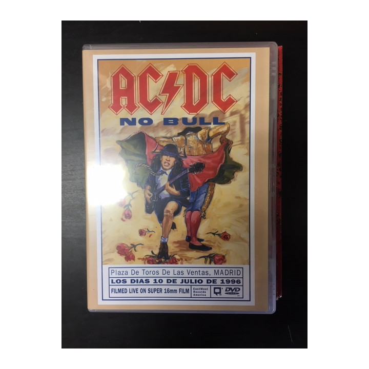 AC/DC - No Bull (Plaza De Toros, Madrid) DVD (VG/M-) -hard rock-