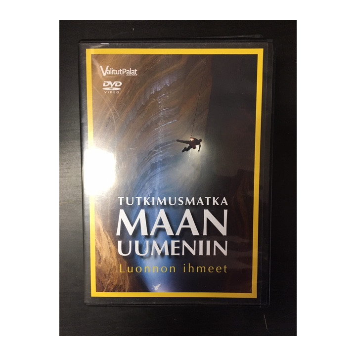 Tutkimusmatka maan uumeniin - Luonnon ihmeet DVD (M-/M-) -dokumentti-