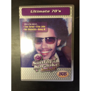 Sunfly Karaoke - Ultimate 70's DVD (VG/M-) -karaoke-