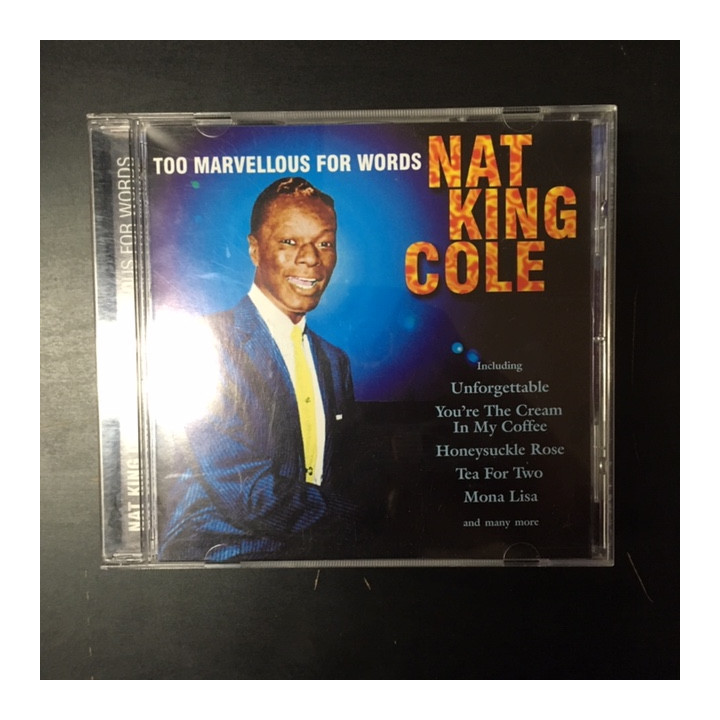 Nat King Cole - Too Marvellous For Words CD (M-/M-) -jazz-