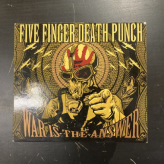 Five Finger Death Punch - War Is The Answer CD+DVD (VG-VG+/VG+) -groove metal-
