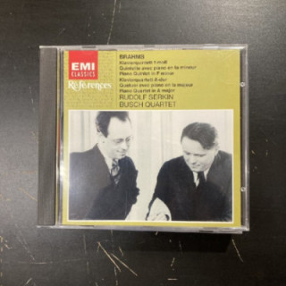 Rudolf Serkin - Brahms: Piano Quintet / Piano Quartet CD (VG+/M-) -klassinen-
